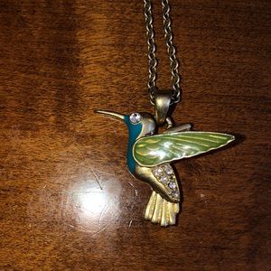Hummingbird necklace